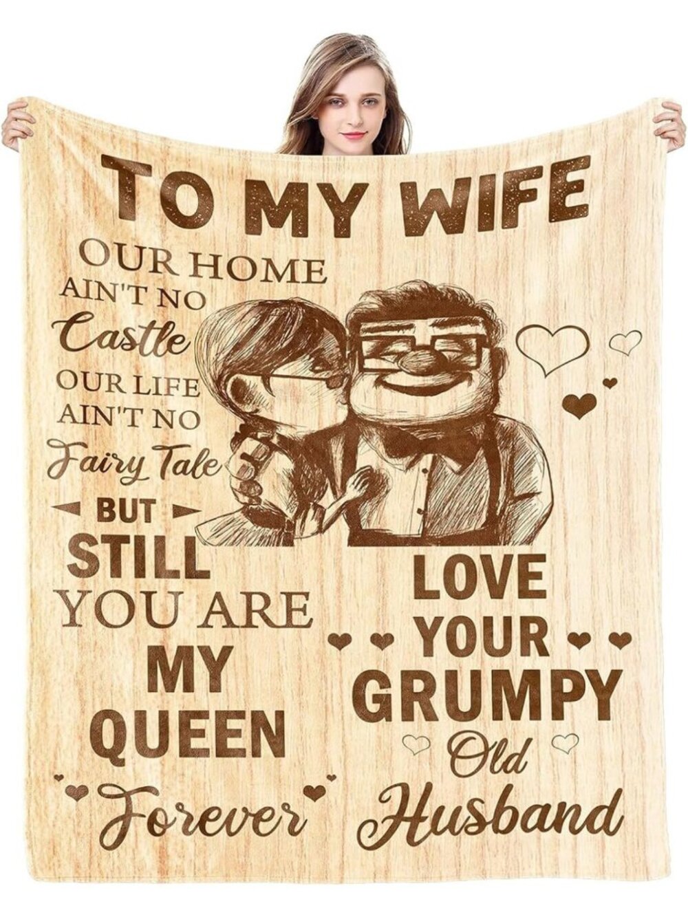 Cozy Anniversary Blanket Gift for Her | Perfect Wife Gift for Special Occasions
